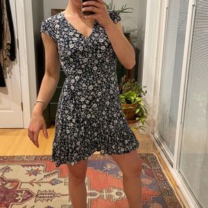 JCrew floral wrap dress size 0